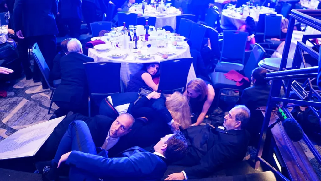 Trump evacuated after White House dinner shooting!