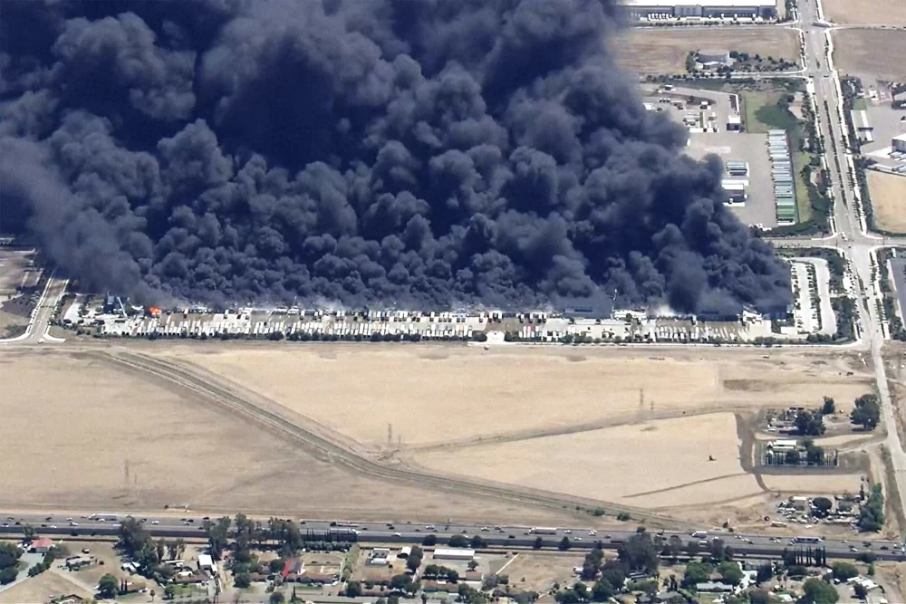 Tracy warehouse fire destroys Medline site Tracy warehouse fire destroys Medline site