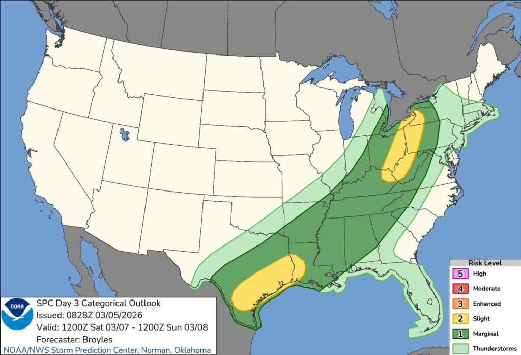 Severe Weather Threats Grow Across US States Today